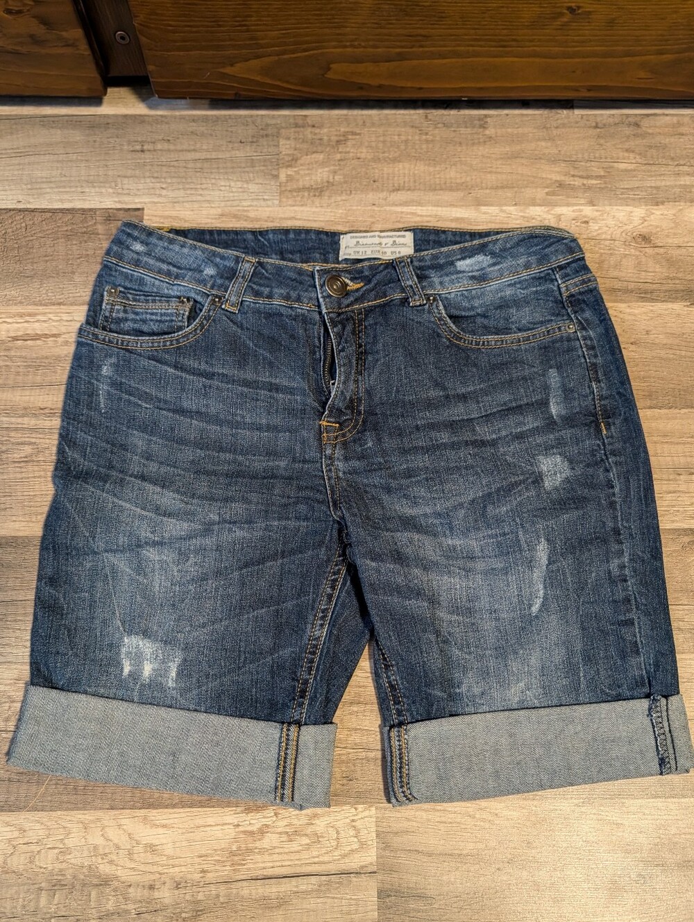 Ladies Diamonds & Divas Jean Shorts